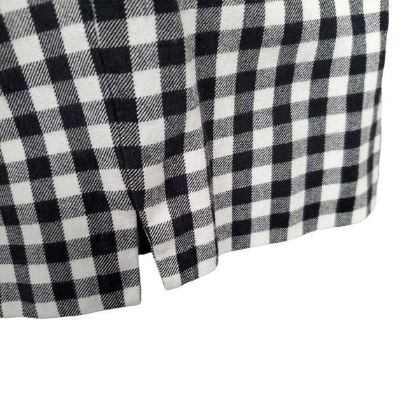 Talbots Size 20W Pants Hampshire Ankle Check Stretch Pockets High Waist Black - Picture 12 of 13